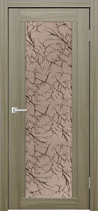 Товар Межкомнатная дверь Легенда К-11 Тон Неаполь Остекление Гранит бронза