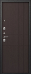 Дверь A-02 черный сатин - лиственница тёмная DIS007329 фото